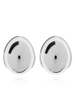 Kolczyki z wygrawerowanym logo
