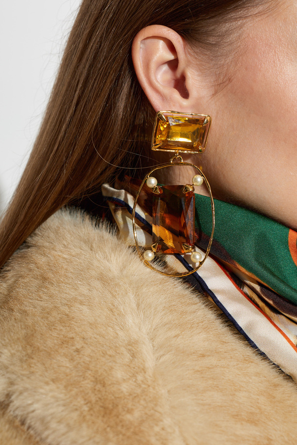 Givenchy Обеци с кристали