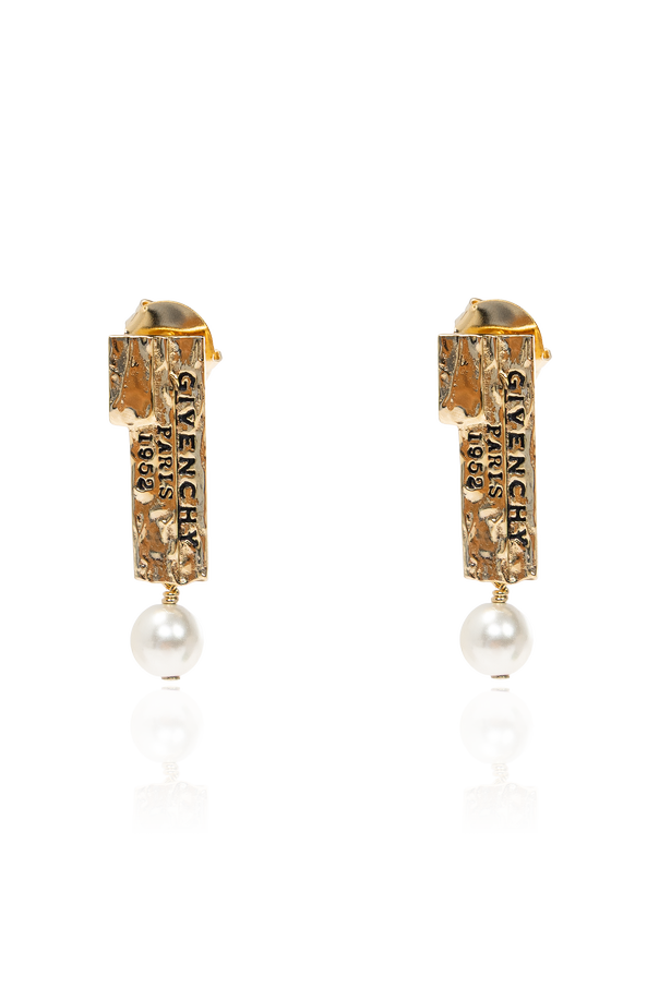 Earrings with engraved logo od Givenchy