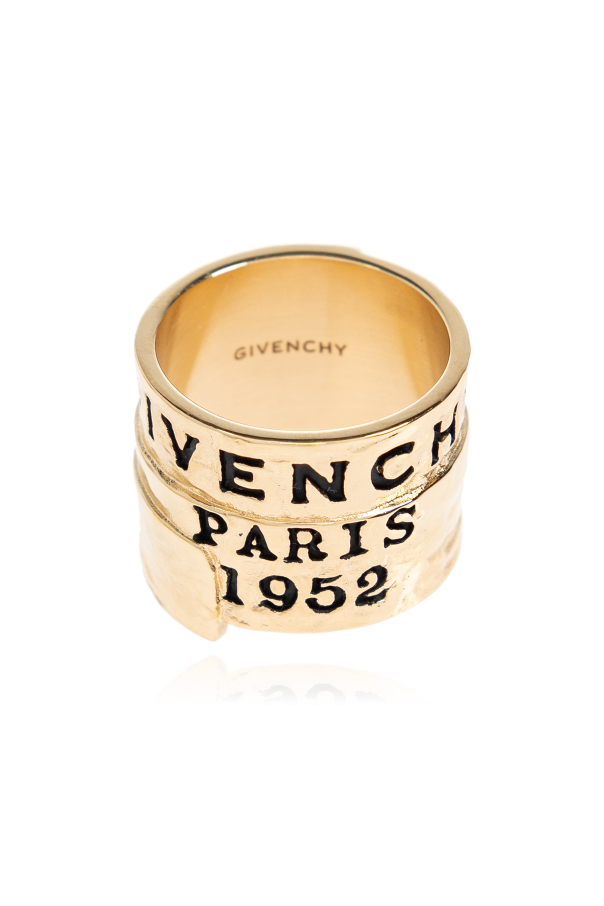 Ring with engraved logo od Givenchy