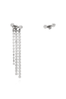 Isabel Marant SILVER Asymmetric crystal earrings