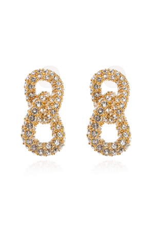 Earrings with crystals