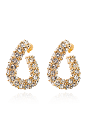 Pendientes con cristales relucientes