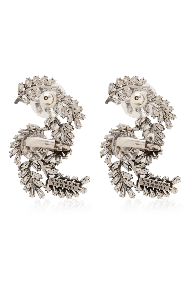 Isabel Marant Clip-on earrings with crystals