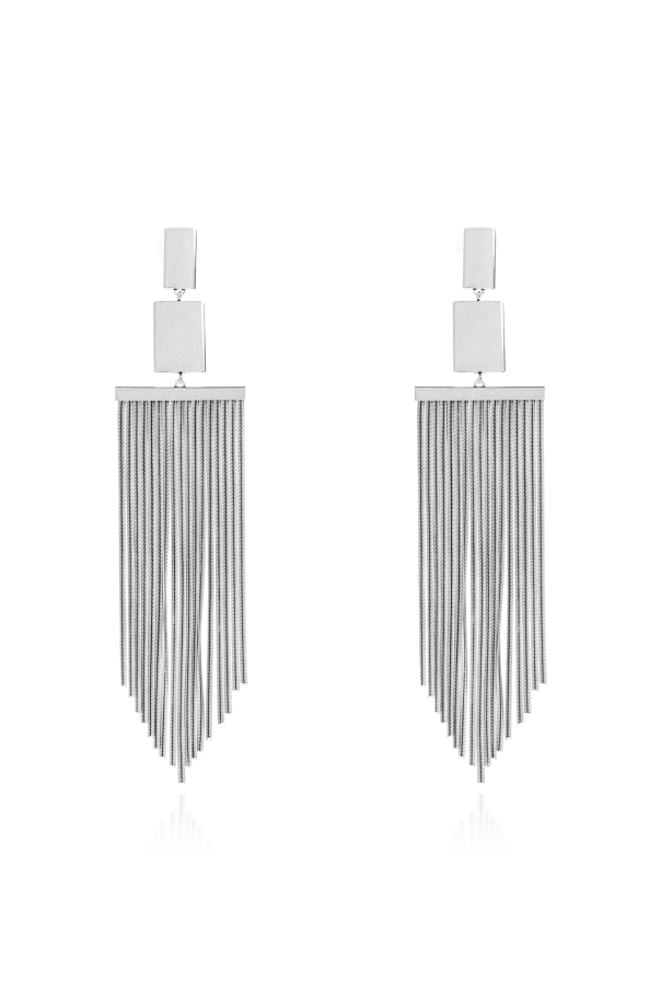Brass earrings `Fringe` od Isabel Marant