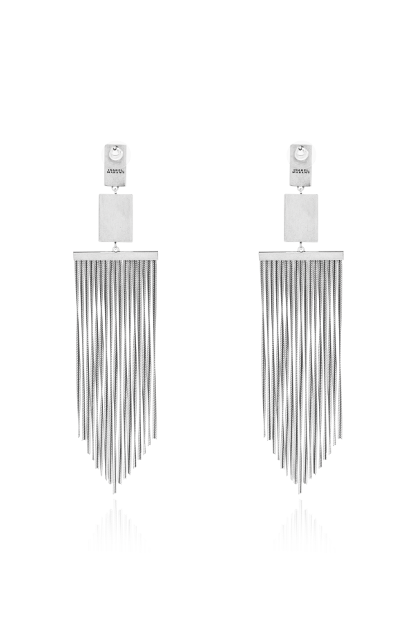 Isabel Marant Pendientes de latón "Fringe"