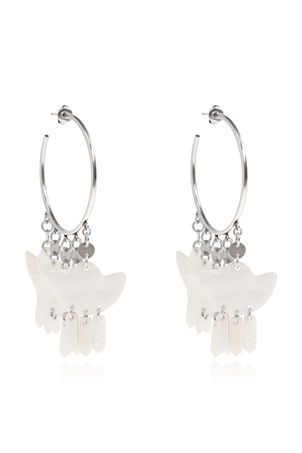 Round earrings with shells od Isabel Marant
