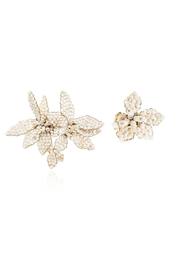 Earring and clip with floral motif od Isabel Marant