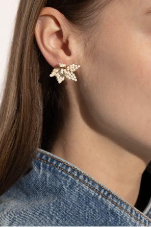 Isabel Marant Pendiente y clip con motivo floral