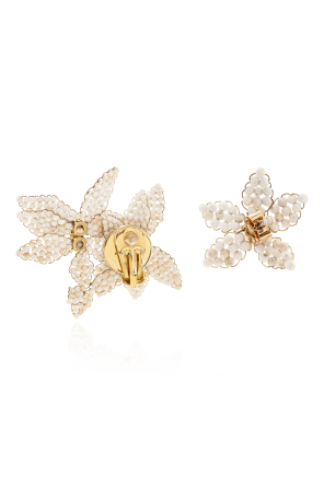 Isabel Marant Pendiente y clip con motivo floral