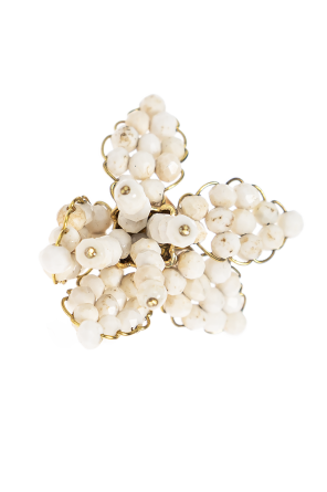 Isabel Marant Pendiente y clip con motivo floral