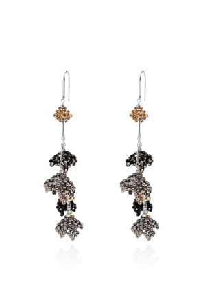 Earrings with crystals