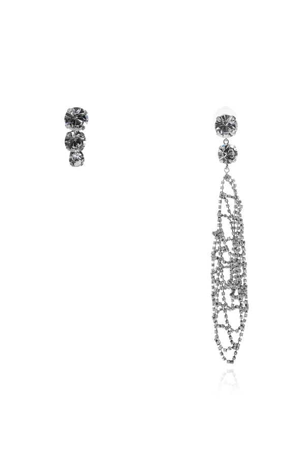 Long earrings with shimmering crystals od Isabel Marant
