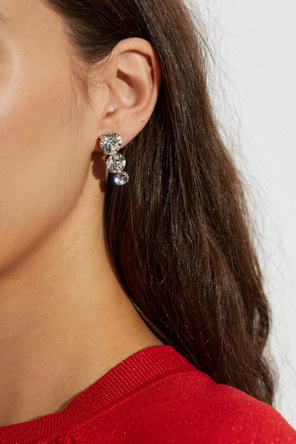 Isabel Marant Long earrings with shimmering crystals