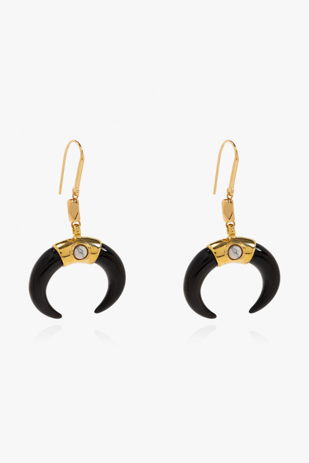 Isabel Marant Buffalo horn earrings