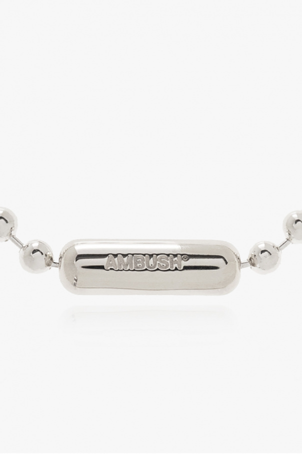 Ambush Silver bracelet with logo