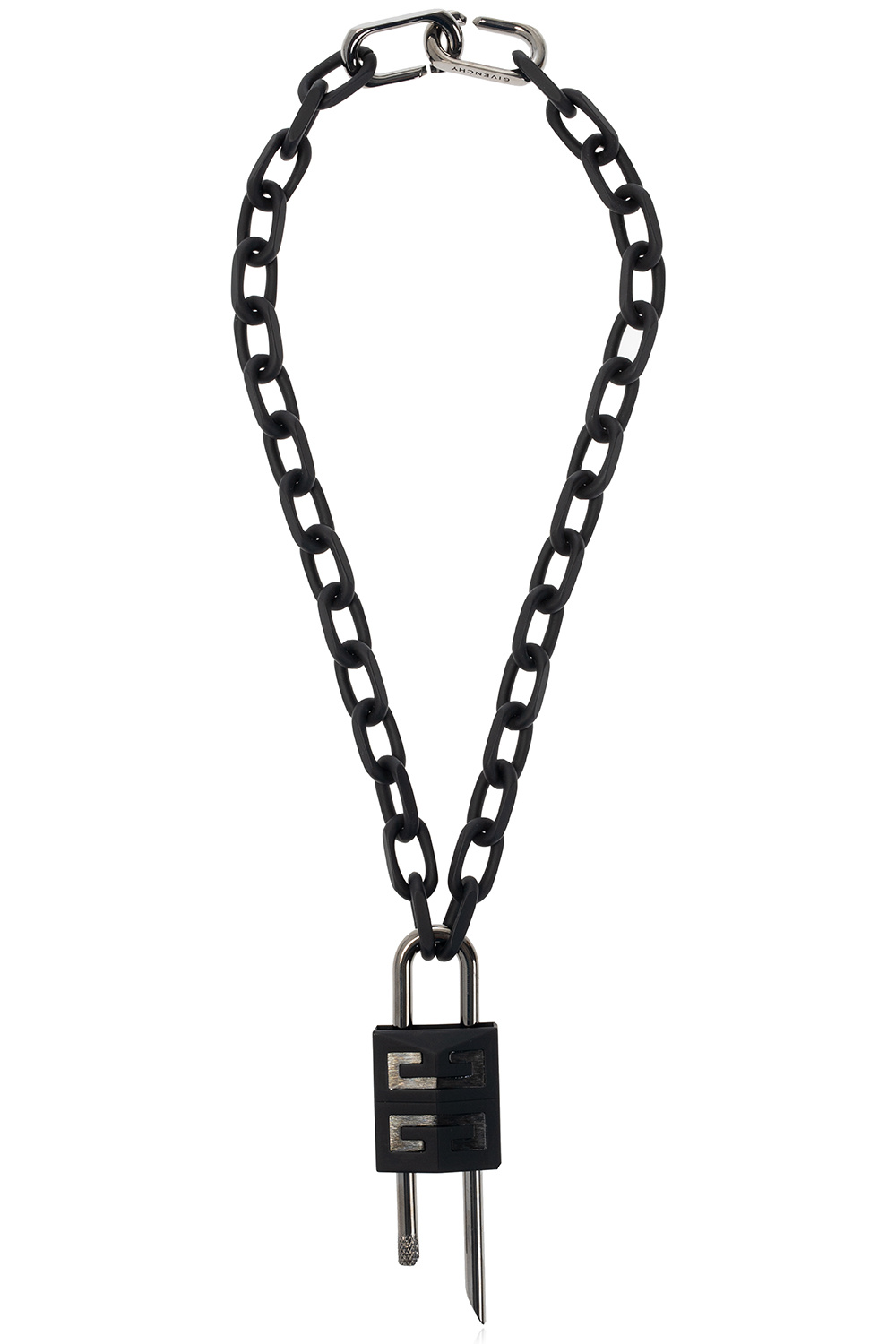 givenchy taupe Necklace with logo