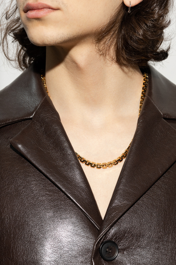 Givenchy derby Brass necklace