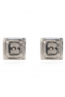 Givenchy ‘G Cube’ brass earrings
