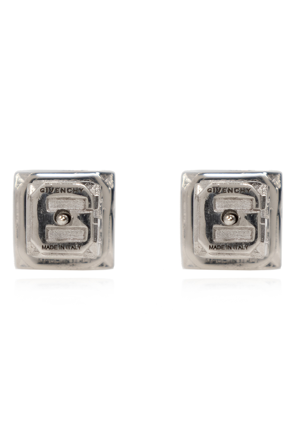 Givenchy ‘G Cube’ brass earrings