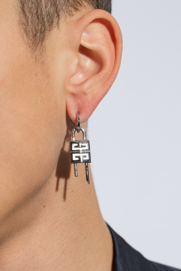 givenchy hand Single earring in brass