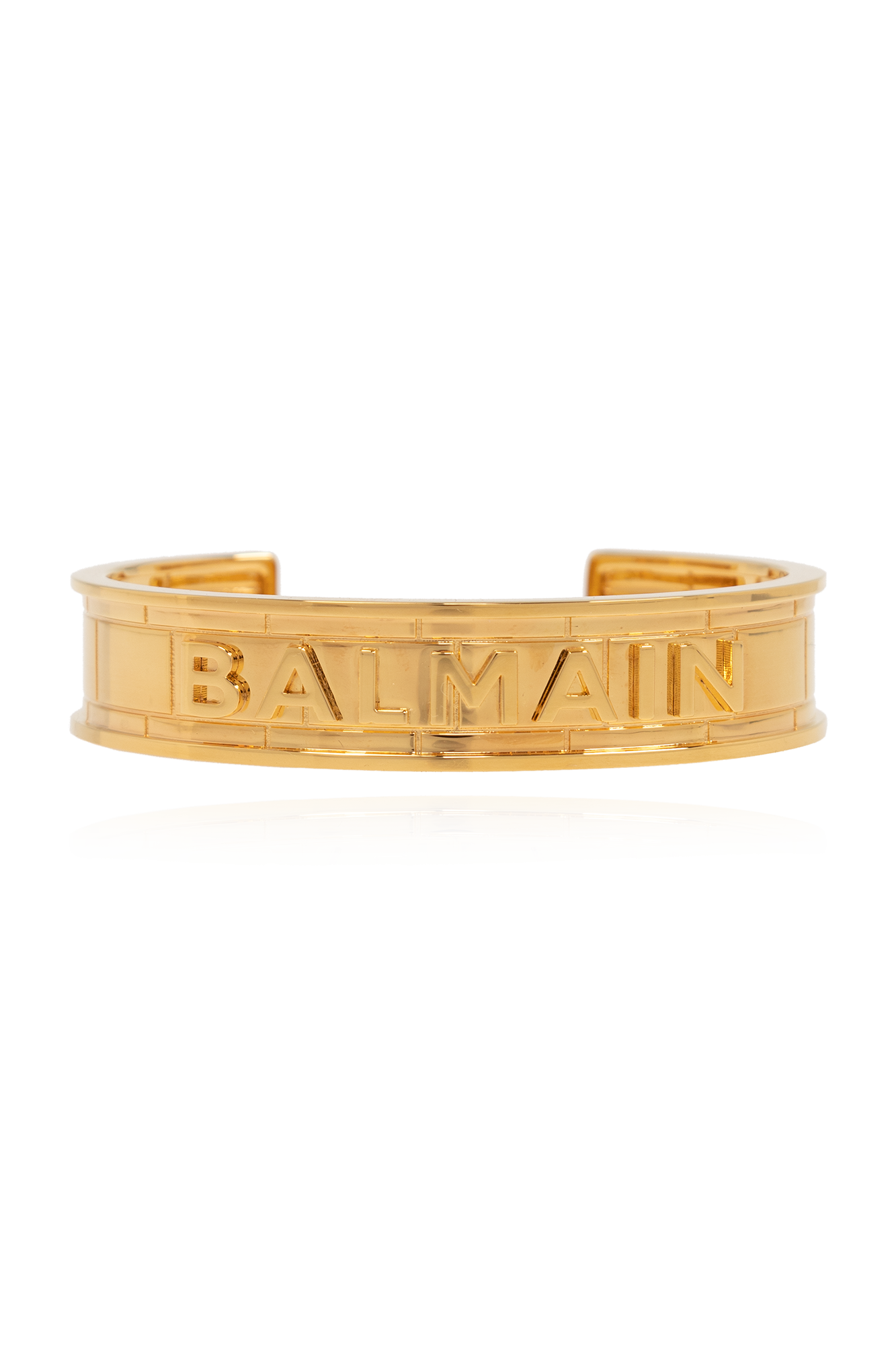 Balmain Brass bracelet with logo