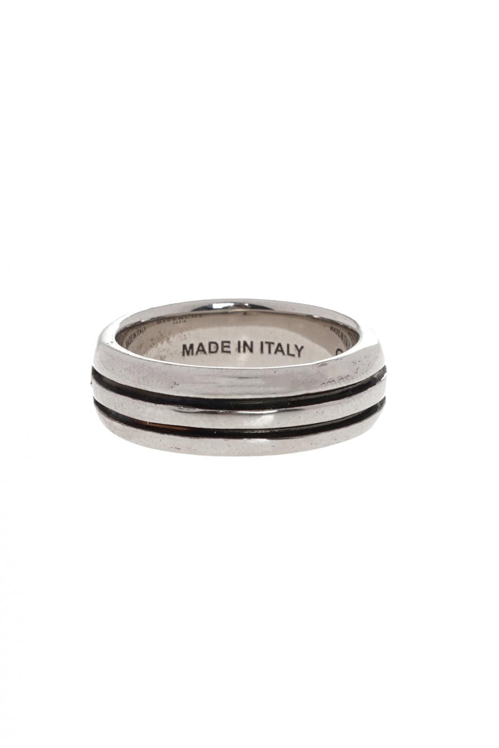 Givenchy Logo-engraved ring | Men's Jewelery | Vitkac