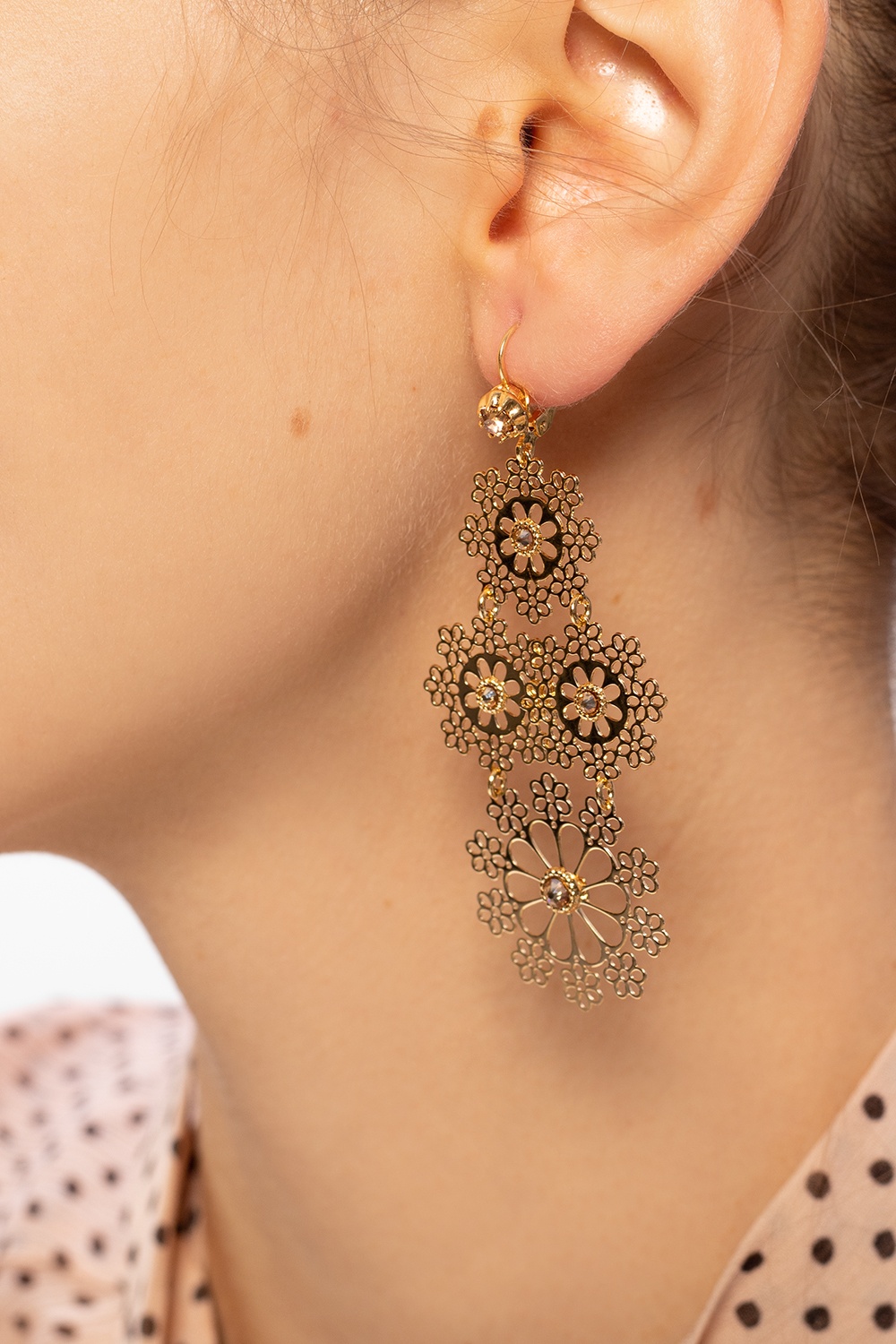 Gas Bijoux ‘Neige’ drop earrings