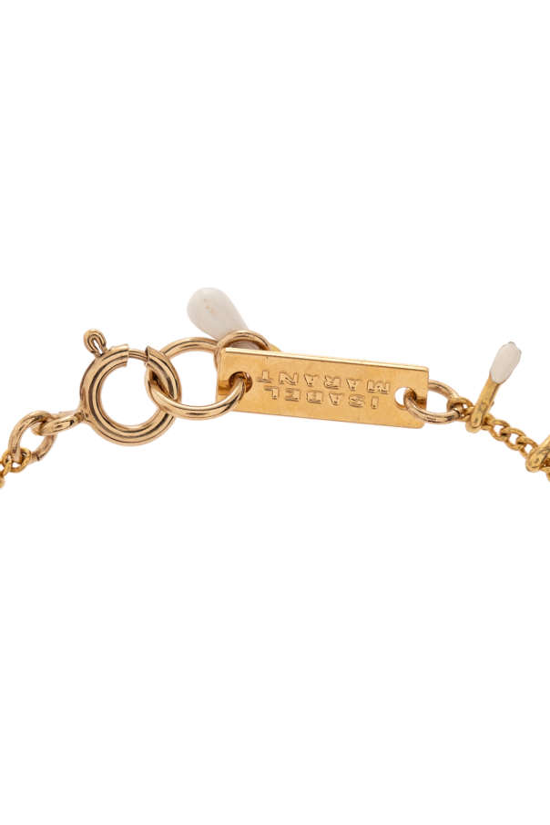 Isabel Marant GOLD Bracelet with logo
