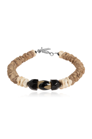 Bracelet with wooden beads