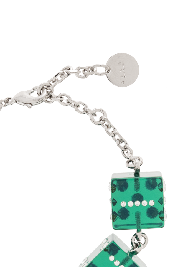 Marni striped Bracelet with pendants