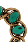 Marni Brass bracelet with glass rhinestones