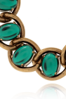 Marni Brass bracelet with glass rhinestones