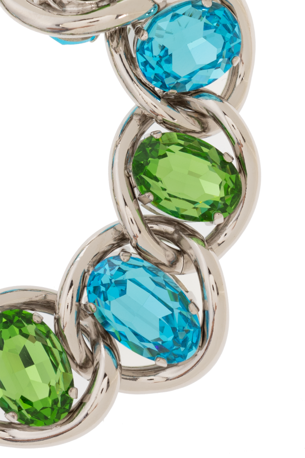marni blouse Rhinestone-embellished bracelet