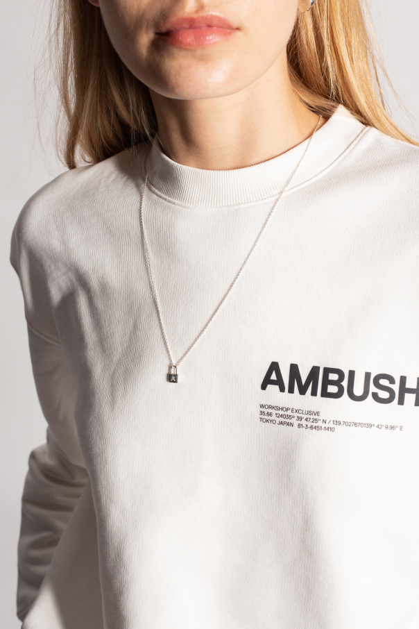 Ambush Silver necklace with charm