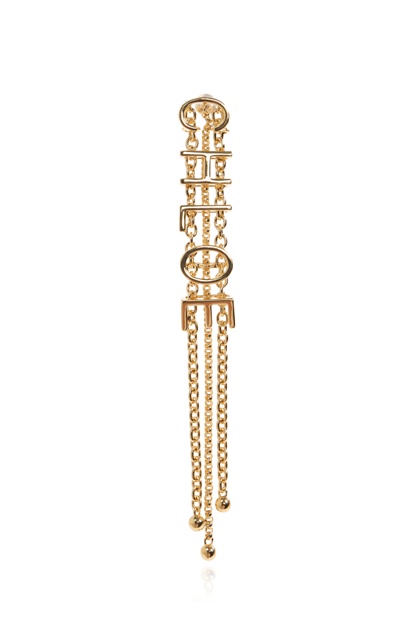 Chloé Long earrings with logo