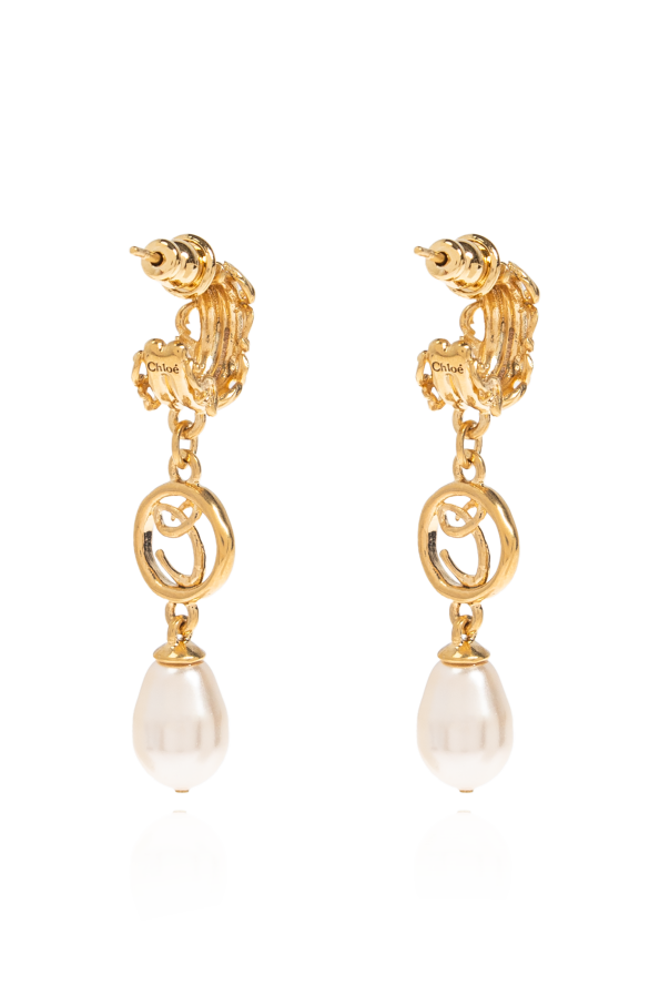 Chloé Brass earrings