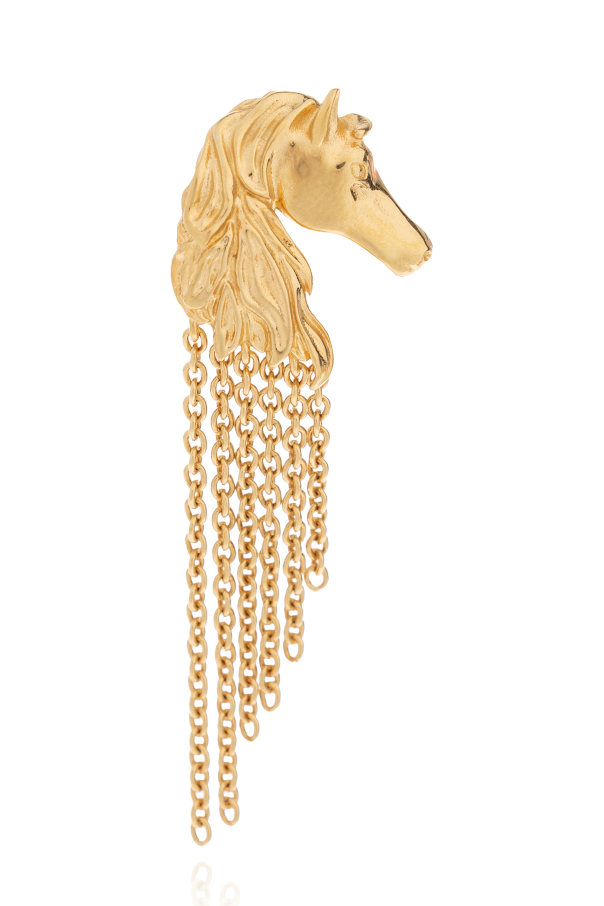 Chloé Pendientes "Chain Horse"
