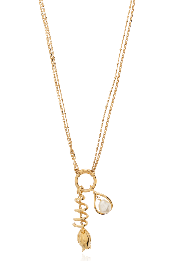 Brass necklace ‘Tulip’ od Chloé