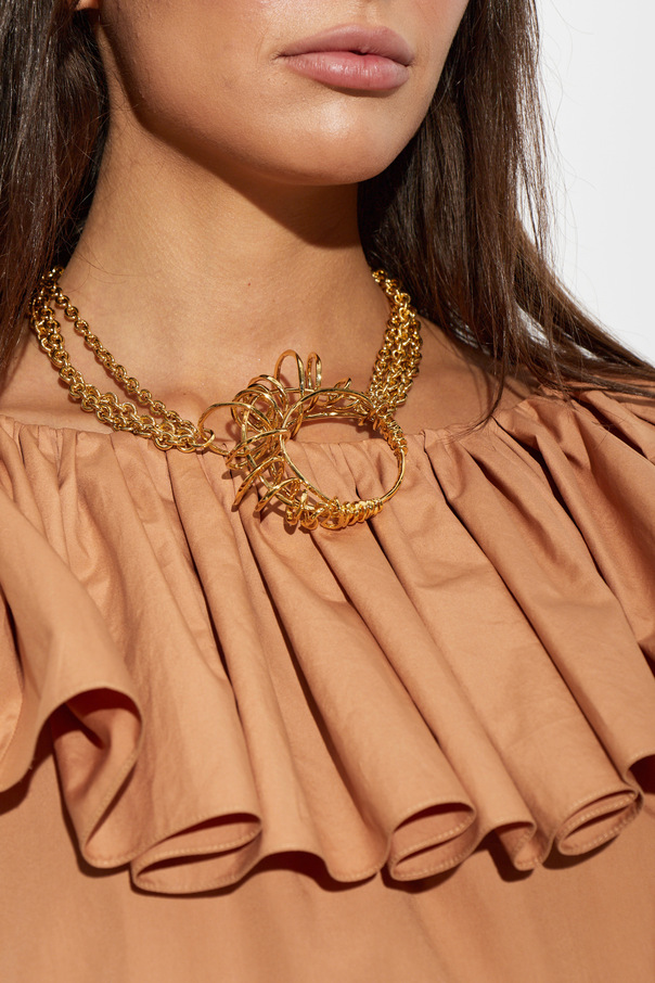 Chloé Collar de latón "Tulip"