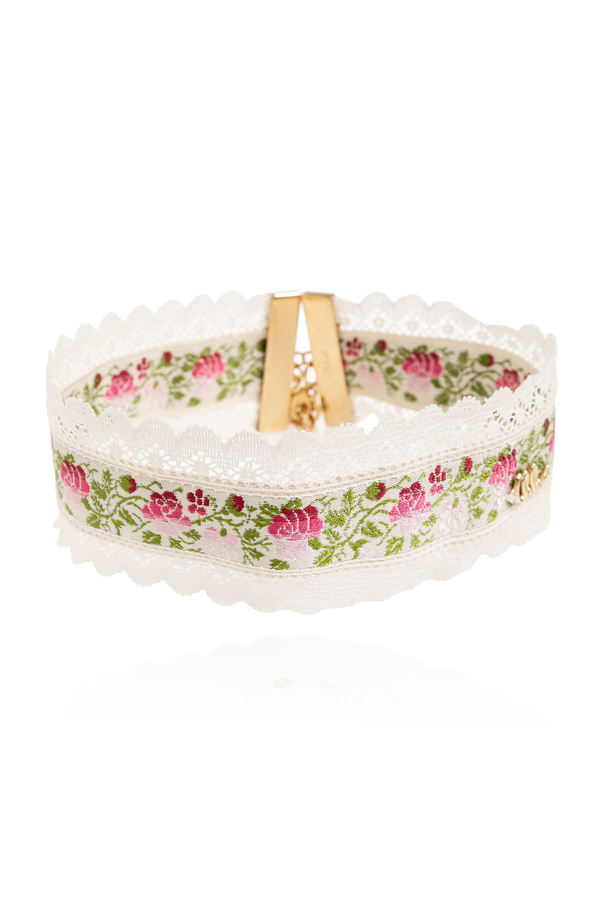 ‘Folk’ necklace with floral motif od Chloé