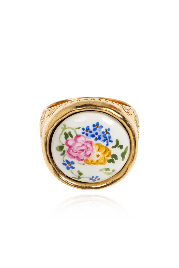 Brass ring ‘Bloomcraft’ od Chloé