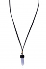 Chloé NAVY BLUE ‘Jemma’ necklace with chalcedony