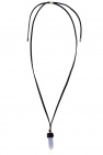 Chloé NAVY BLUE ‘Jemma’ necklace with chalcedony