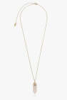 Chloé GOLD ‘Jemma’ rose quartz necklace