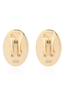 Chloé ‘Sybil’ mother-of-pearl clip-on earrings