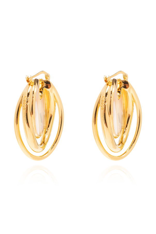 Chloé Earrings with logo