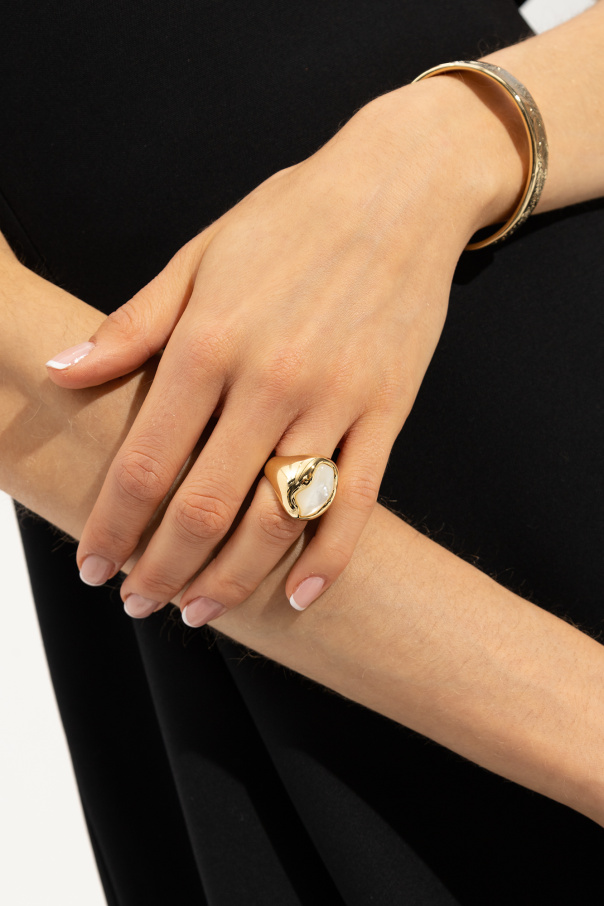 Chloé ‘Sybil’ mother-of-pearl ring