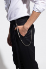 Dsquared2 trouser raw-edge chain with logo