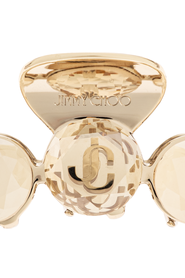 Jimmy Choo Hair clip with shimmering crystals